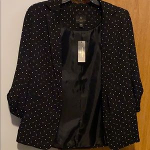 Petite XS Polka Dot Blazer